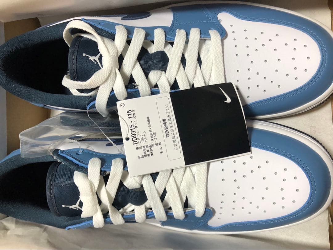 新品 27cm ナイキ エアジョーダン1 ロー G ゴルフシューズ 紺