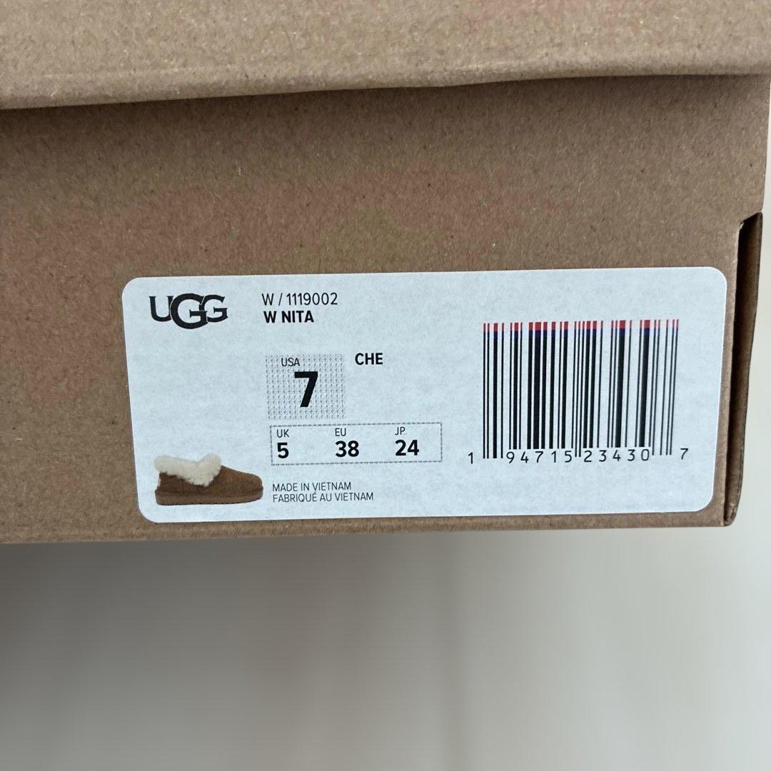 【正規品】美品　ugg アグ　W NITA 24cm ムートン　ブーツ　ショート