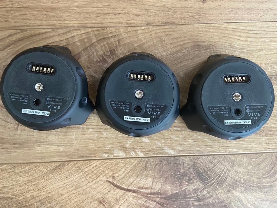 後期型 vive トラッカー 3個 ベルト付き