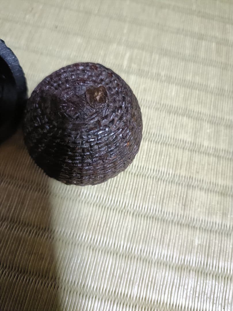 紙縒編みひょうたん香合