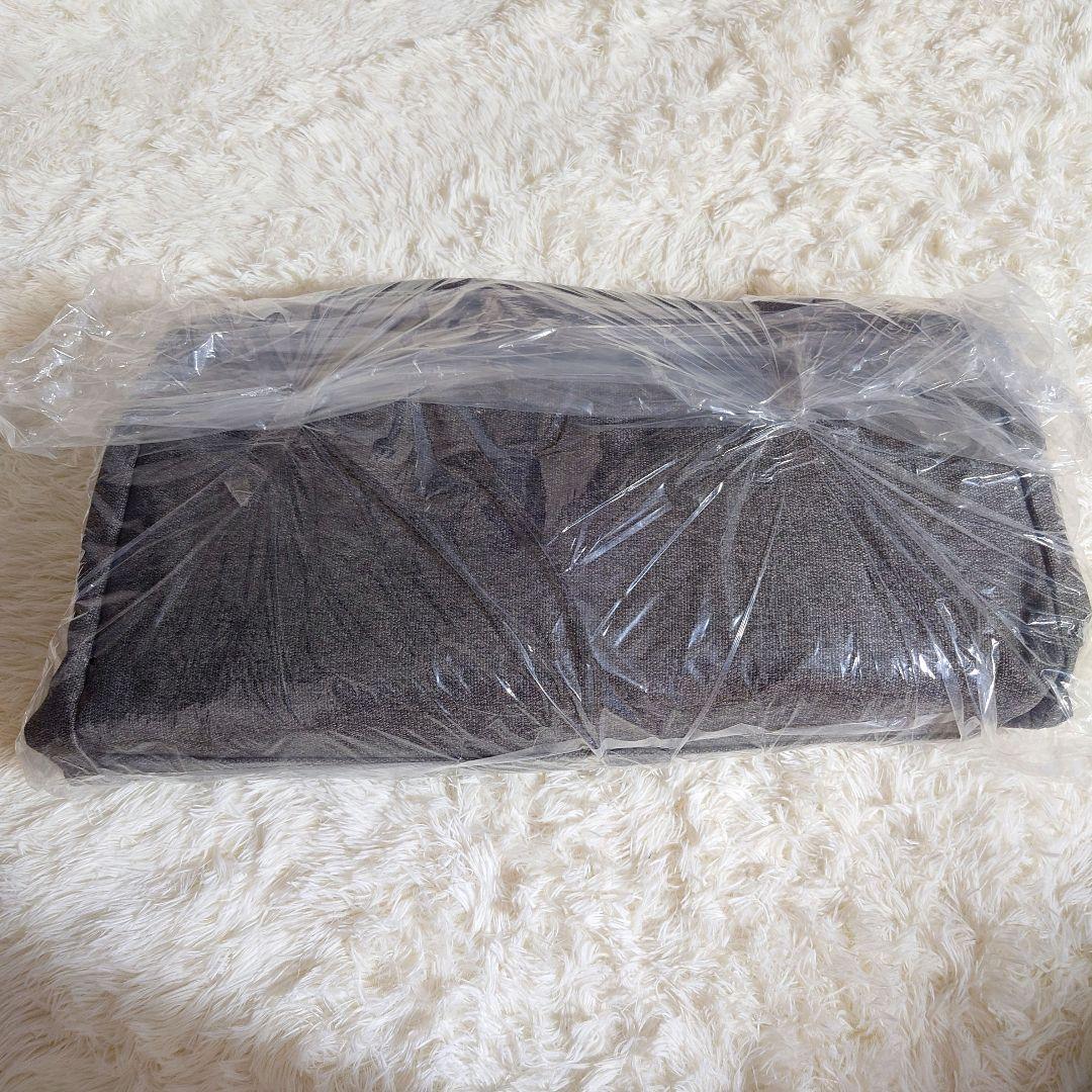 【新品未開封】無印良品 空気でできたソファー チャコール ポンプ付き