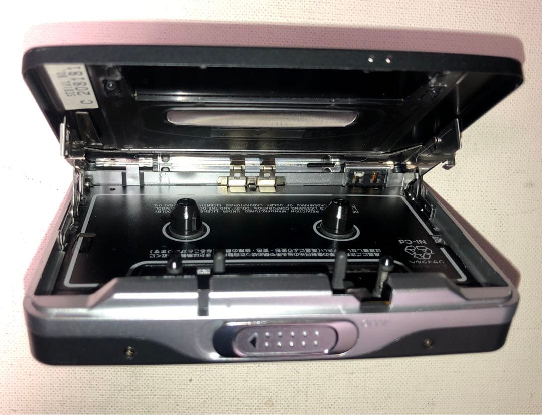 人気良音ガジェットWM-EX622 SONYカセットウォークマン可動品Rブラック