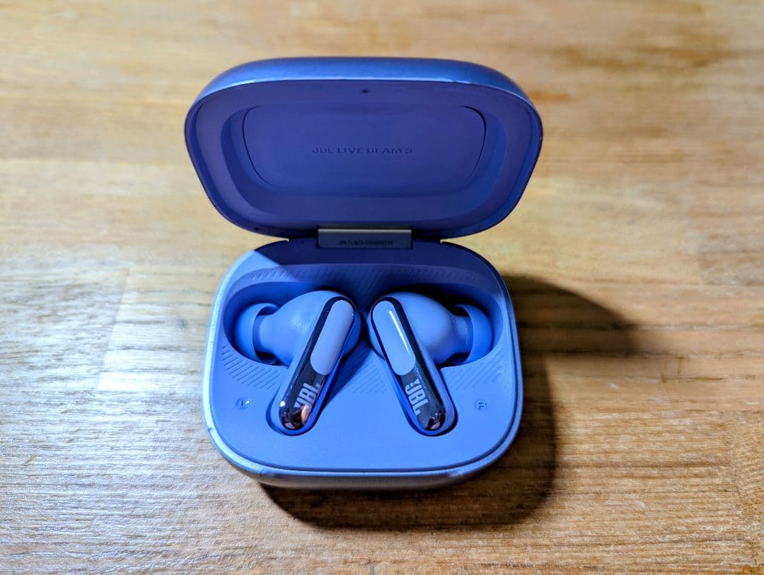 JBL LIVE BEAM 3 ワイヤレスイヤホン パープル