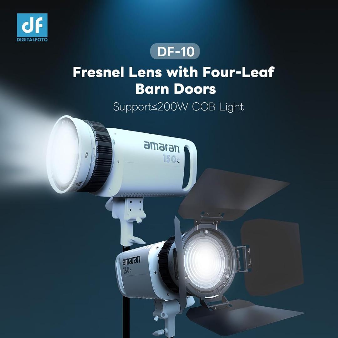 【新品】Bowensマウント フレネルレンズ 集光アダプタ バーンドア付き