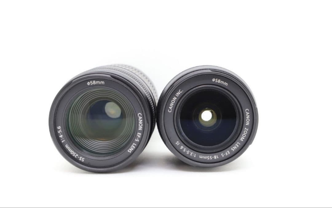 1月23日限定 Canon EF-S18-55mm & 55-250mm IS