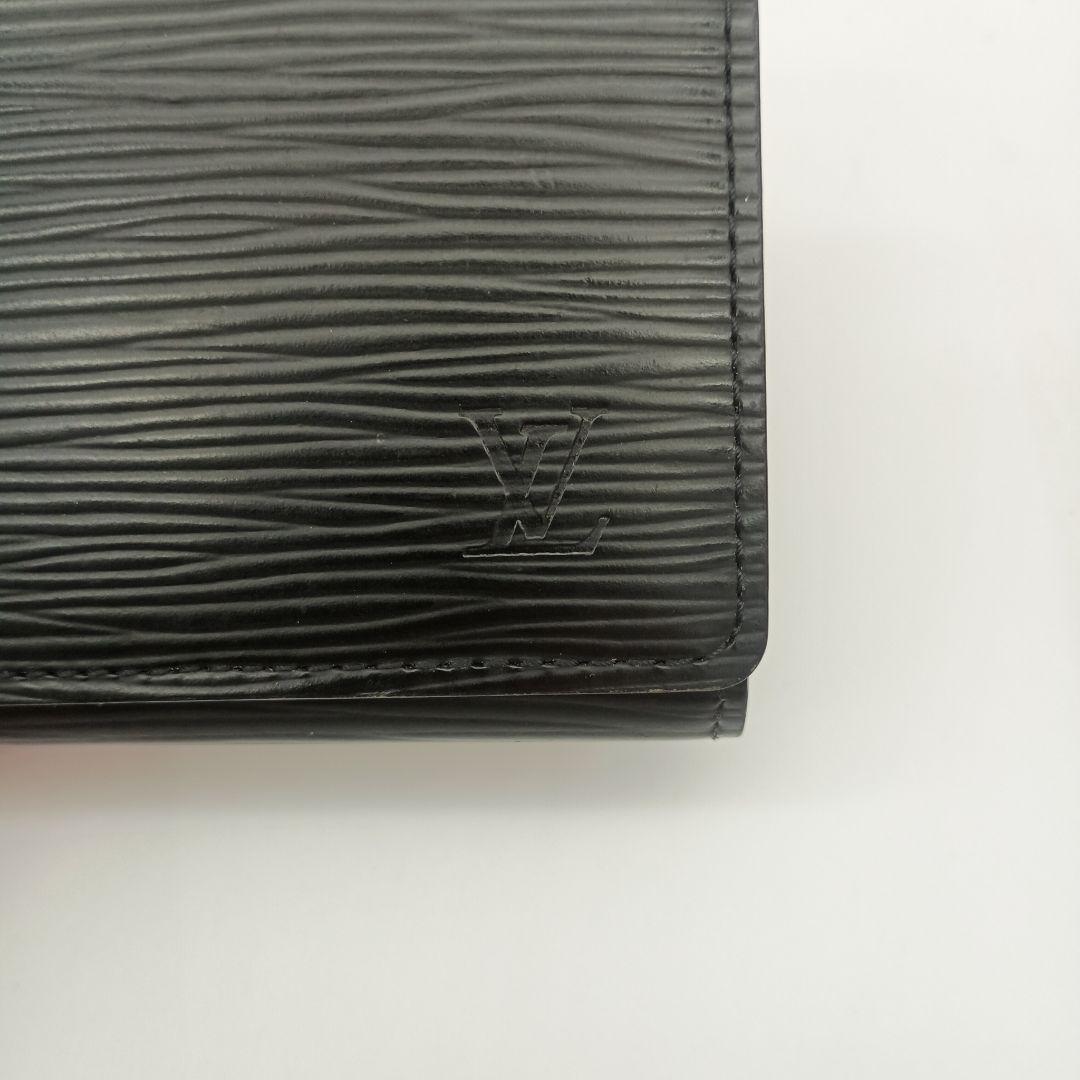 【美品SS】ルイヴィトン　カルトドゥヴィジット　エピ　ノワール　黒　名刺入れ