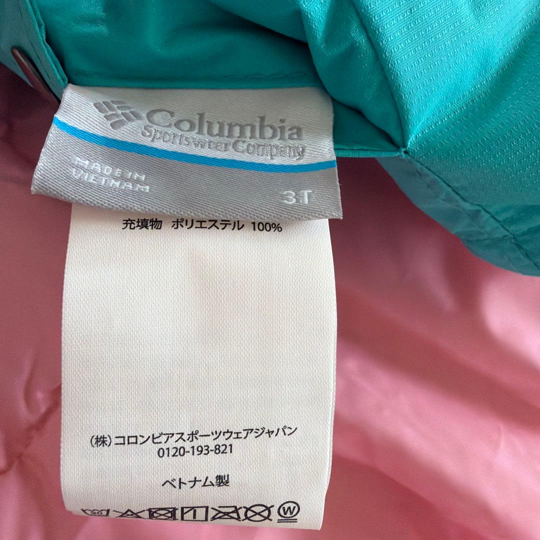 コロンビアColumbia 子ども　3T 90〜100cmスキーウェアセット