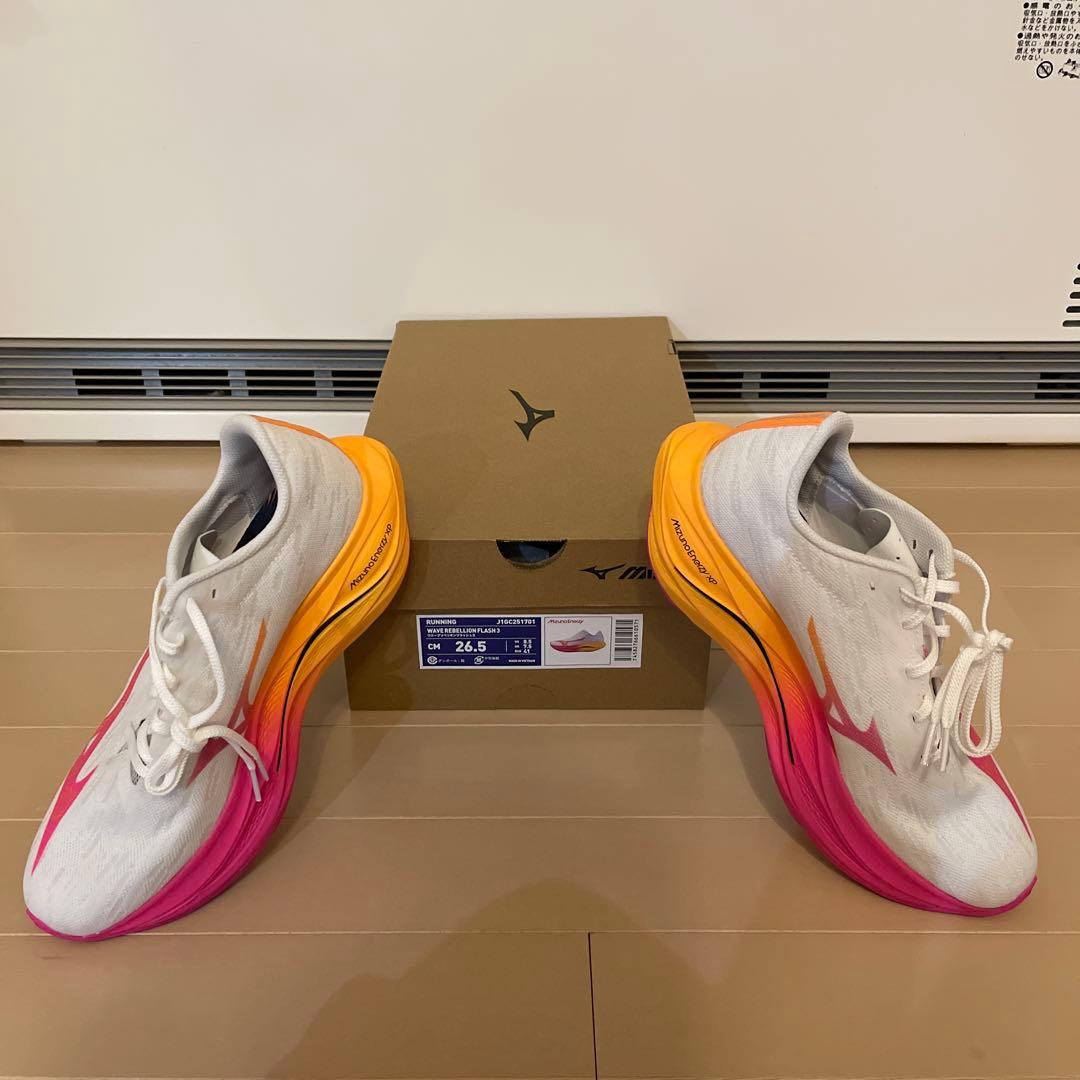 大幅値下！Mizuno 26.5 cm ウェーブリベリオンフラッシュ3