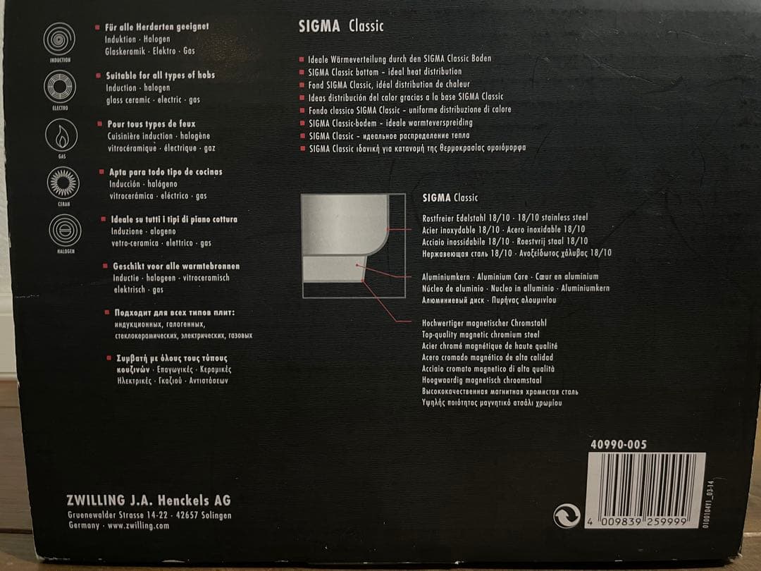 新品　未使用　TWIN Specials 両手鍋 ステンレス　ヘンケルス　パスタ