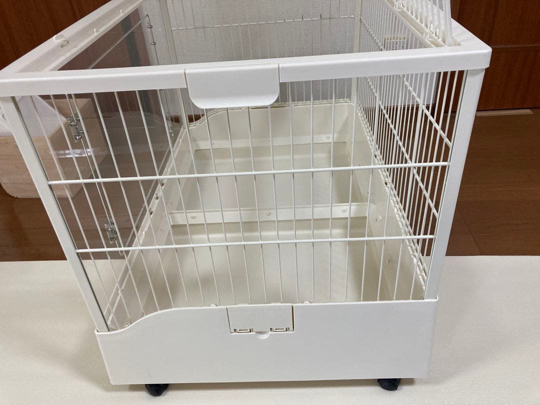 うさぎ　GEX クリアフロント　ケージ　使用品 　餌皿他