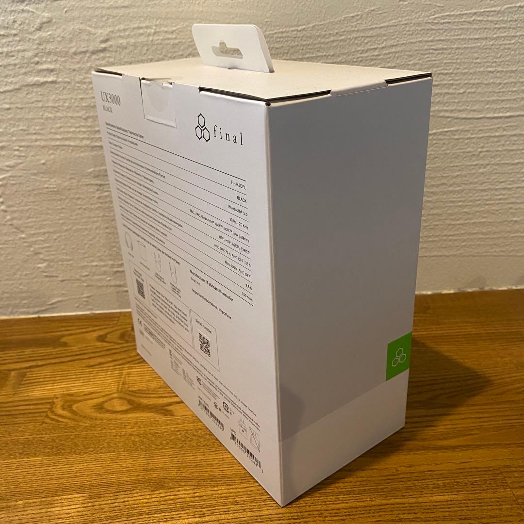 ☆新品未開封☆ final UX3000 ブラック ワイヤレスヘッドフォン