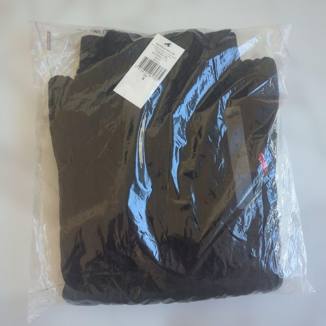 【新品】ポロラルフローレン ハーフジップ ケーブルニット ブラック S