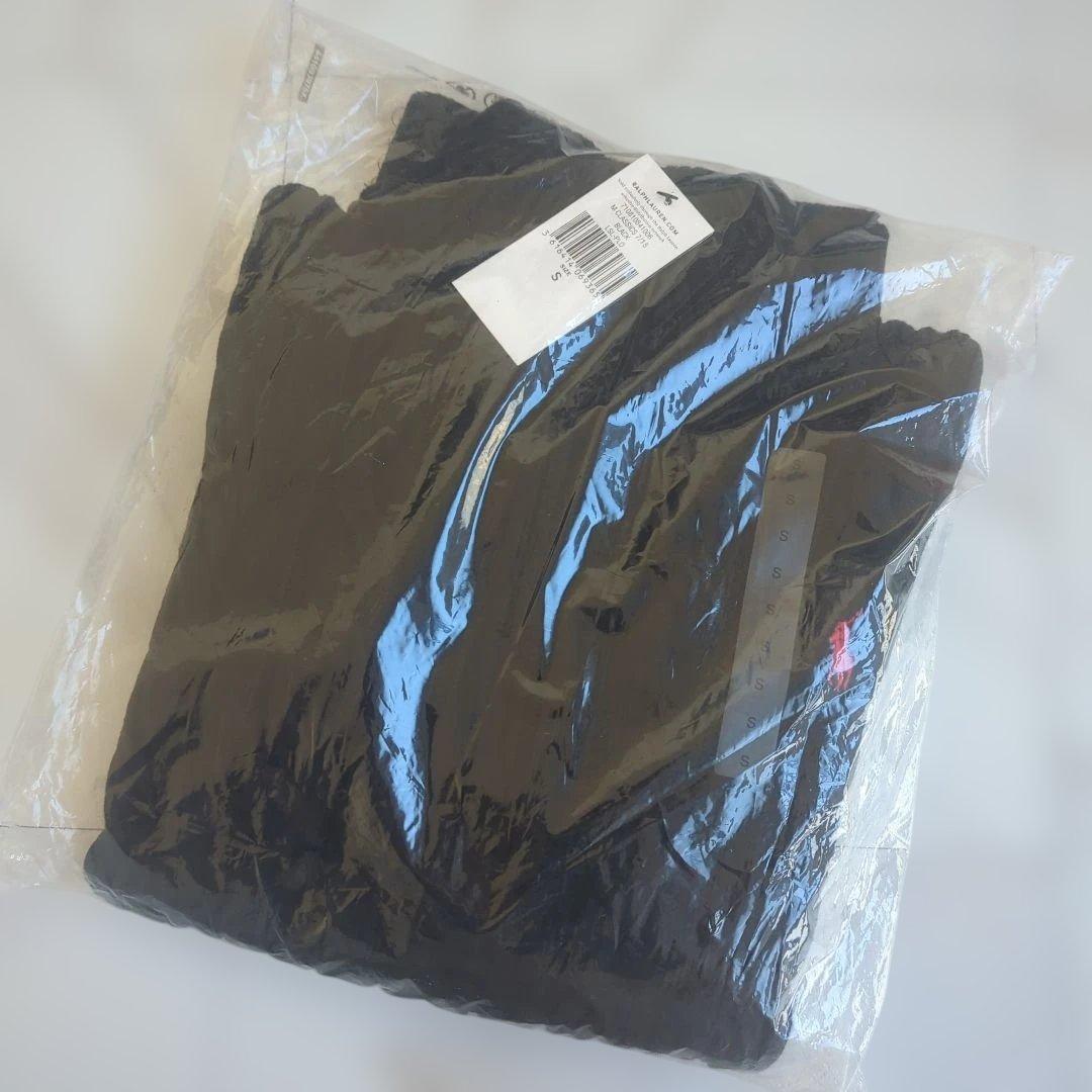 【新品】ポロラルフローレン ハーフジップ ケーブルニット ブラック S