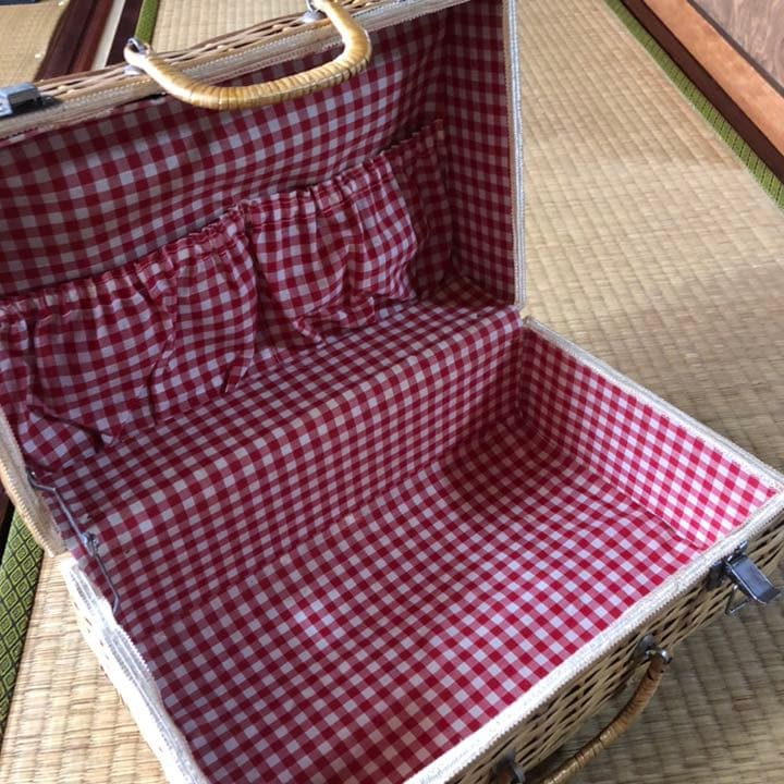 籠　カバン　昭和レトロ　アンティーク