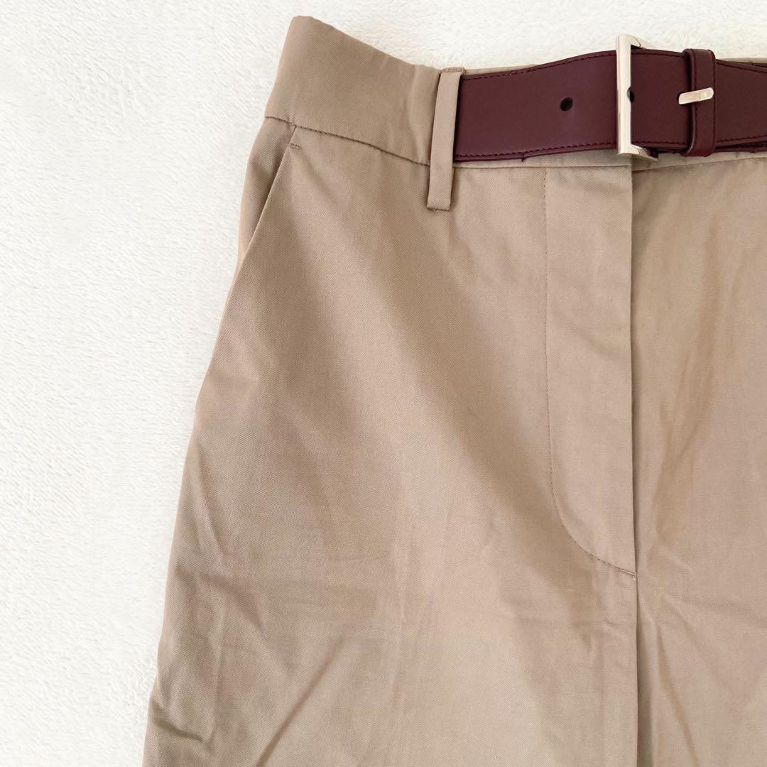 2024モデル　NFC済　PRADA トライアングルロゴ チノパンツ ベルト付