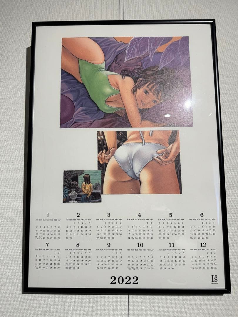桂正和　カレンダーポスター4種　額付き　特典付き
