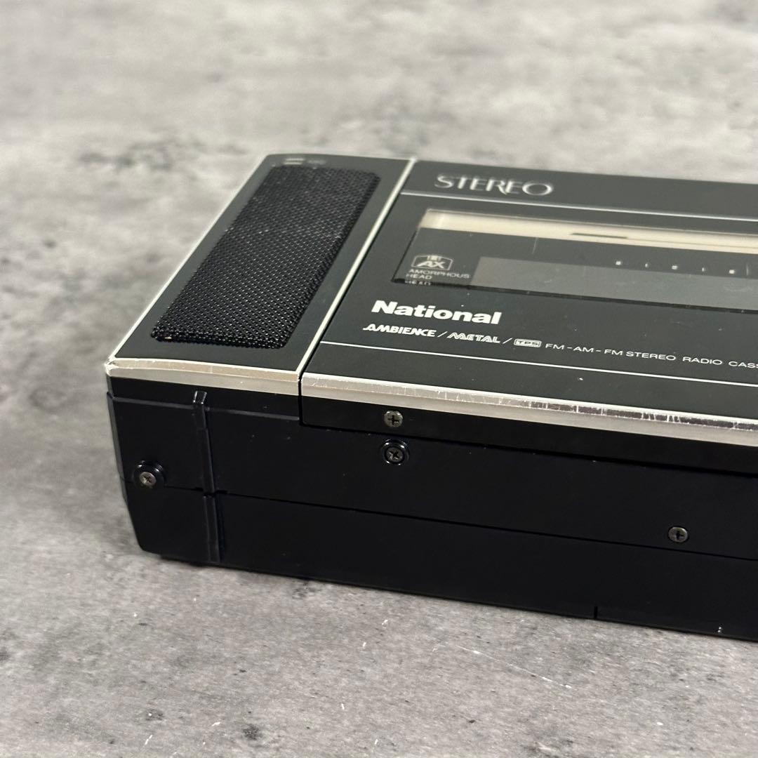 ナショナル National RX-F40 ラジカセ 昭和レトロ。