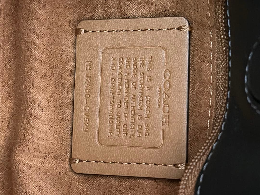 COACH コーチショルダーバッグ　ブラック