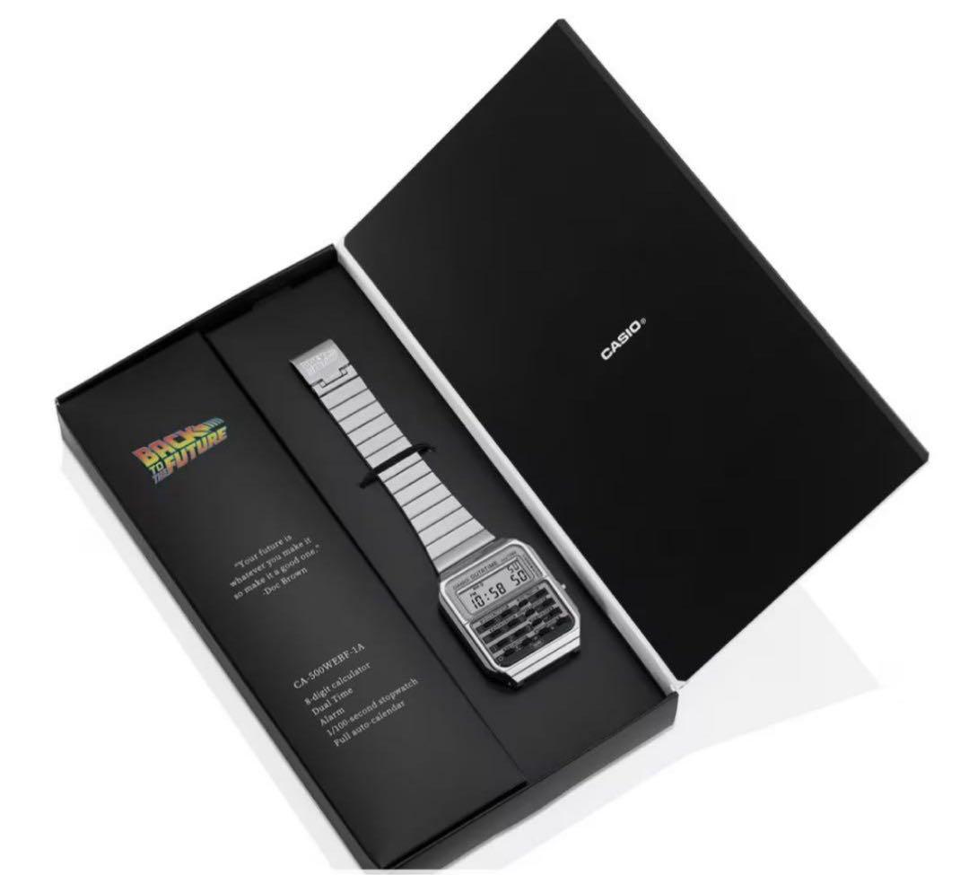 CASIO CA-500WEBF-1AJR 腕時計　バックトゥザフューチャー