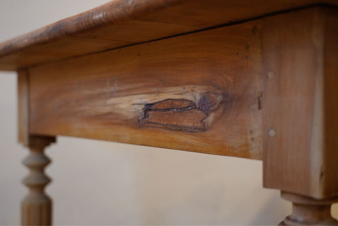 フランスアンティーク　テーブル　木味　古木