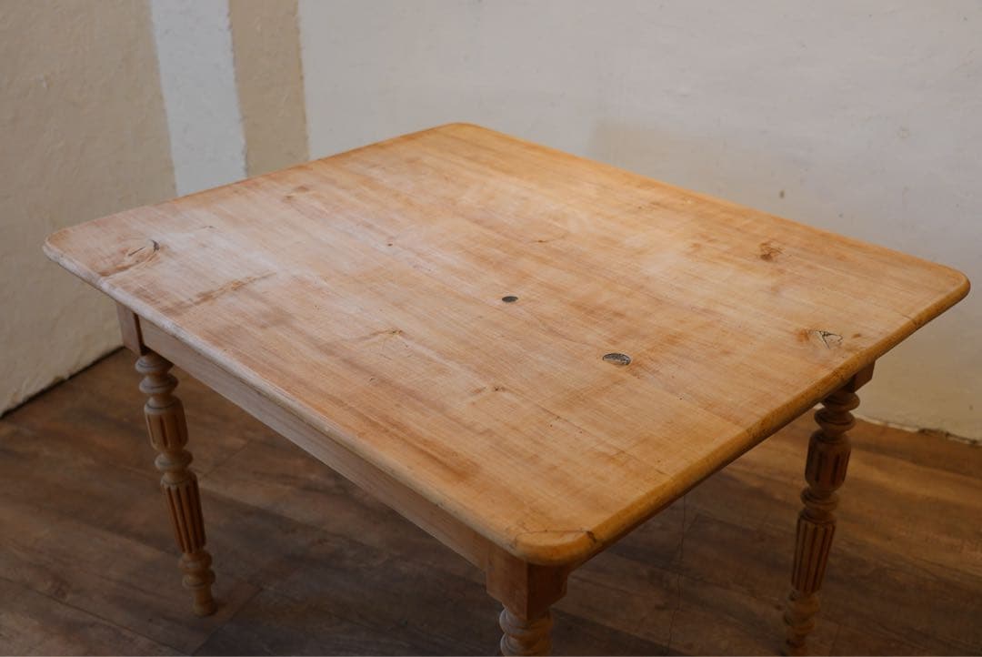 フランスアンティーク　テーブル　木味　古木