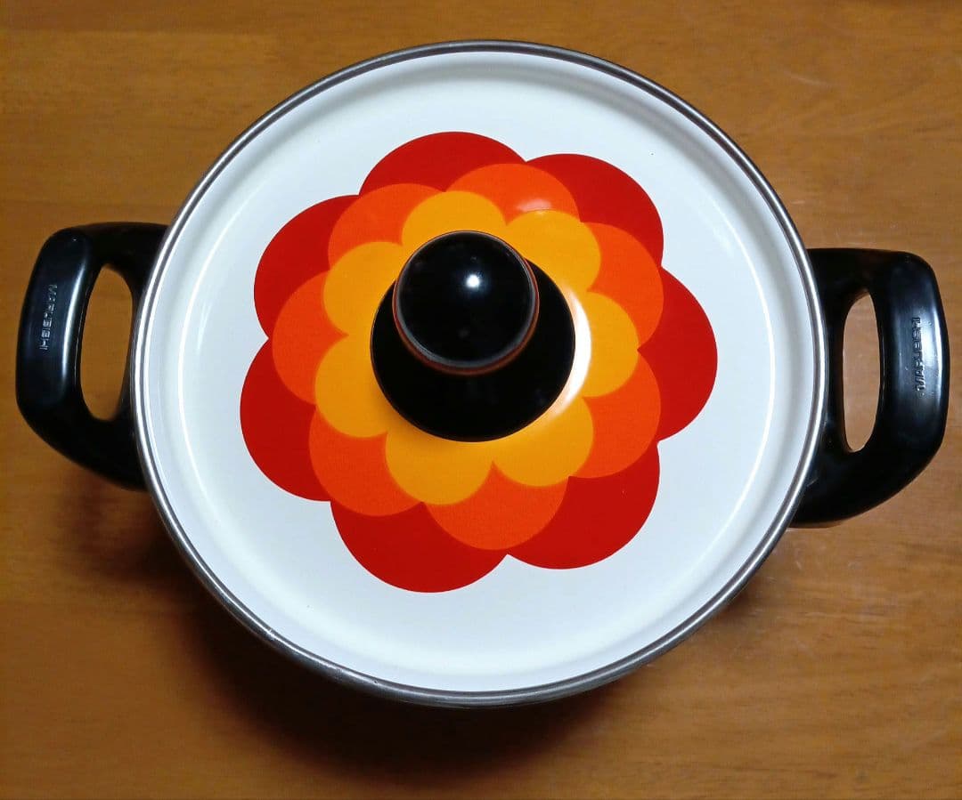 [美品]マルビシフィオーレホーロー鍋 両手鍋　箱付き