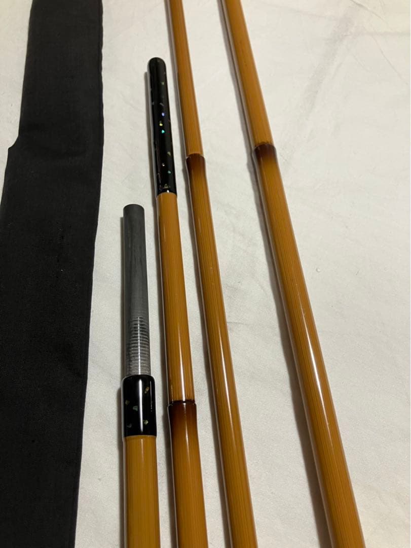 へら竿用竿掛けと玉の柄　貴竜峰　美品