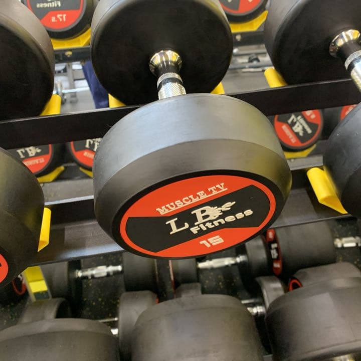 ラバーダンベル　55kg  ２個