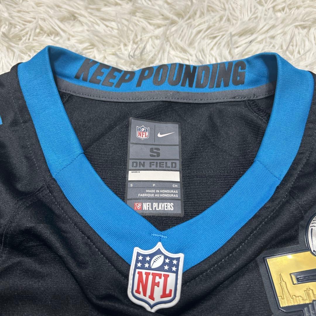 NIKE NFL カロライナ•パンサーズ　ニュートン　ゲームシャツ　S