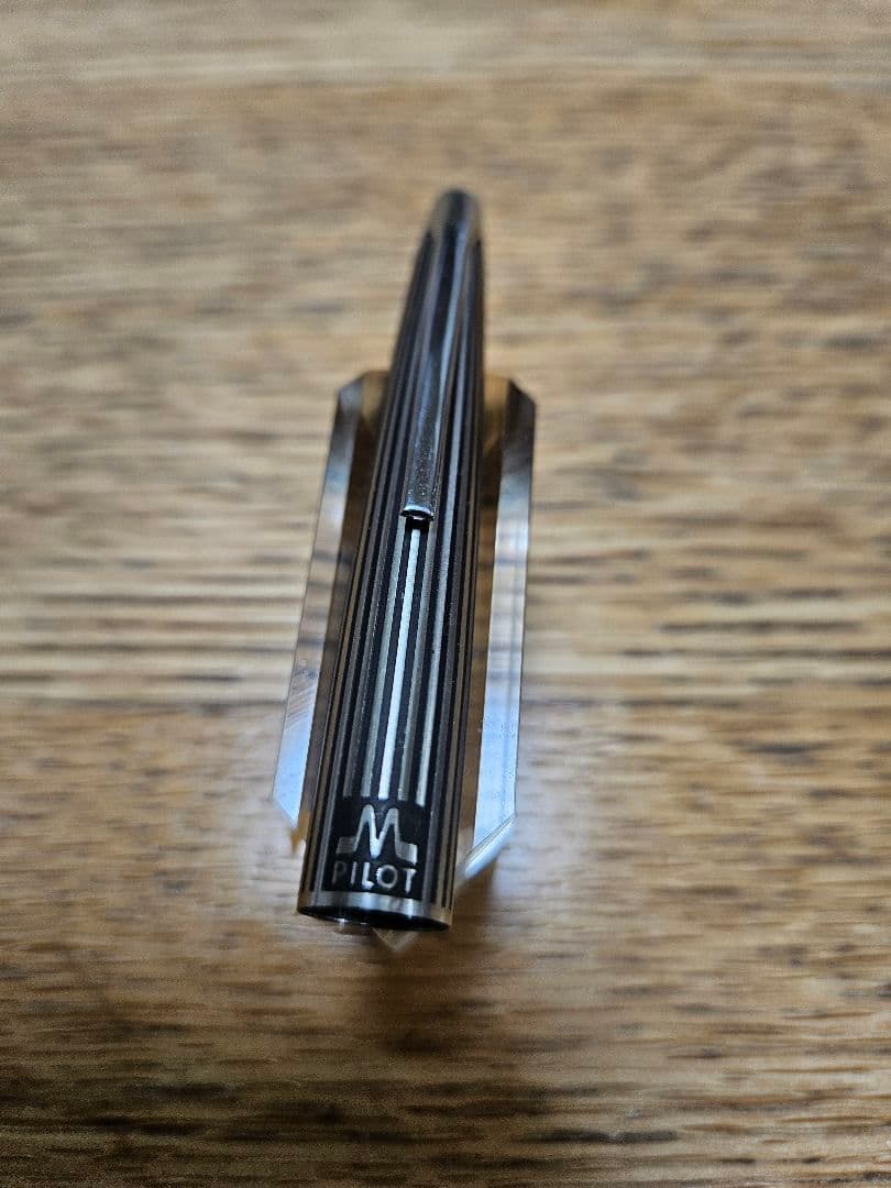 【幻の超激レア】PILOT μ パイロット ミューストライプ 蝕刻の黒 超美品