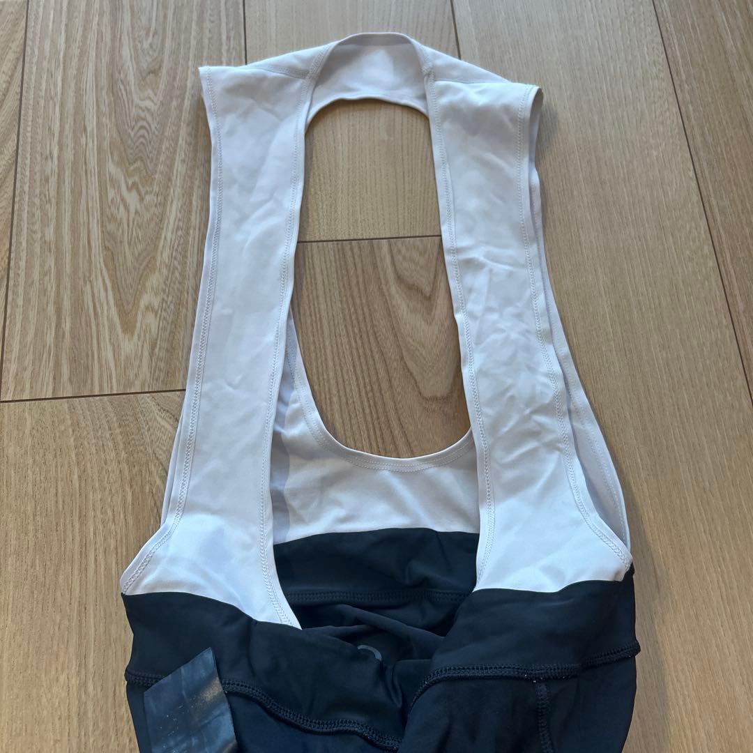 【中古品】Rapha ビブタイツ Sサイズ ホワイト/ブラック