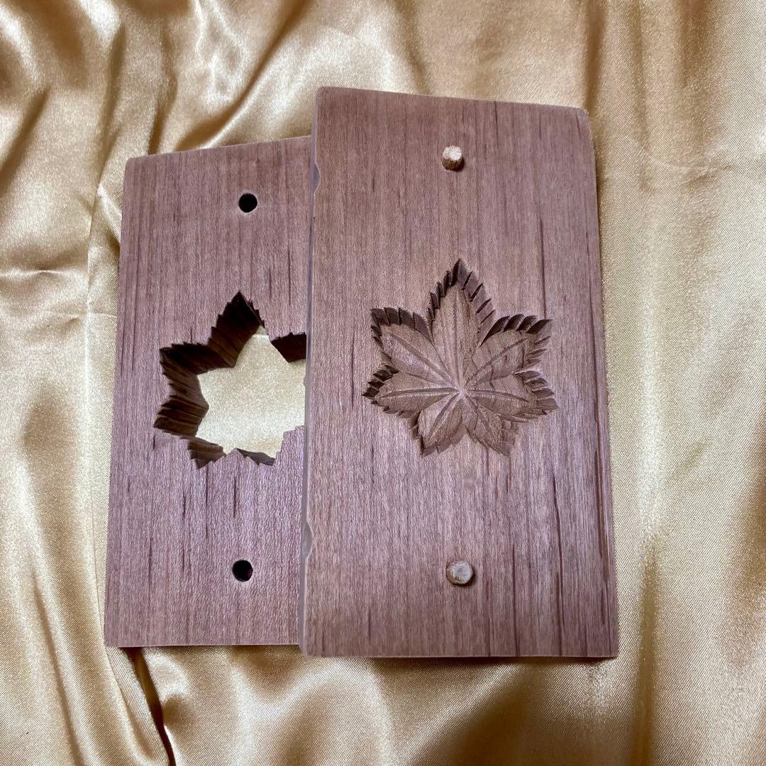 和菓子型 木製 セット　干菓子　生菓子