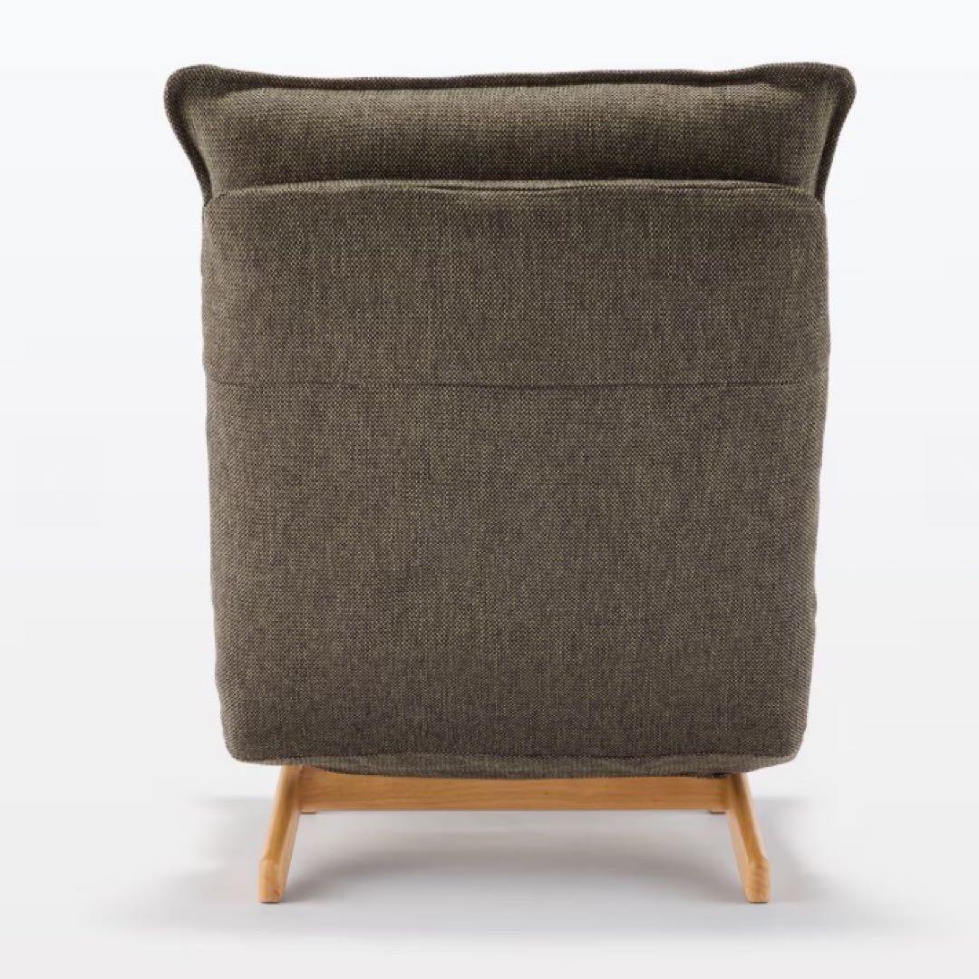 さっち。送料込み＊無印良品 ハイバックリクライニングソファ　１シーター