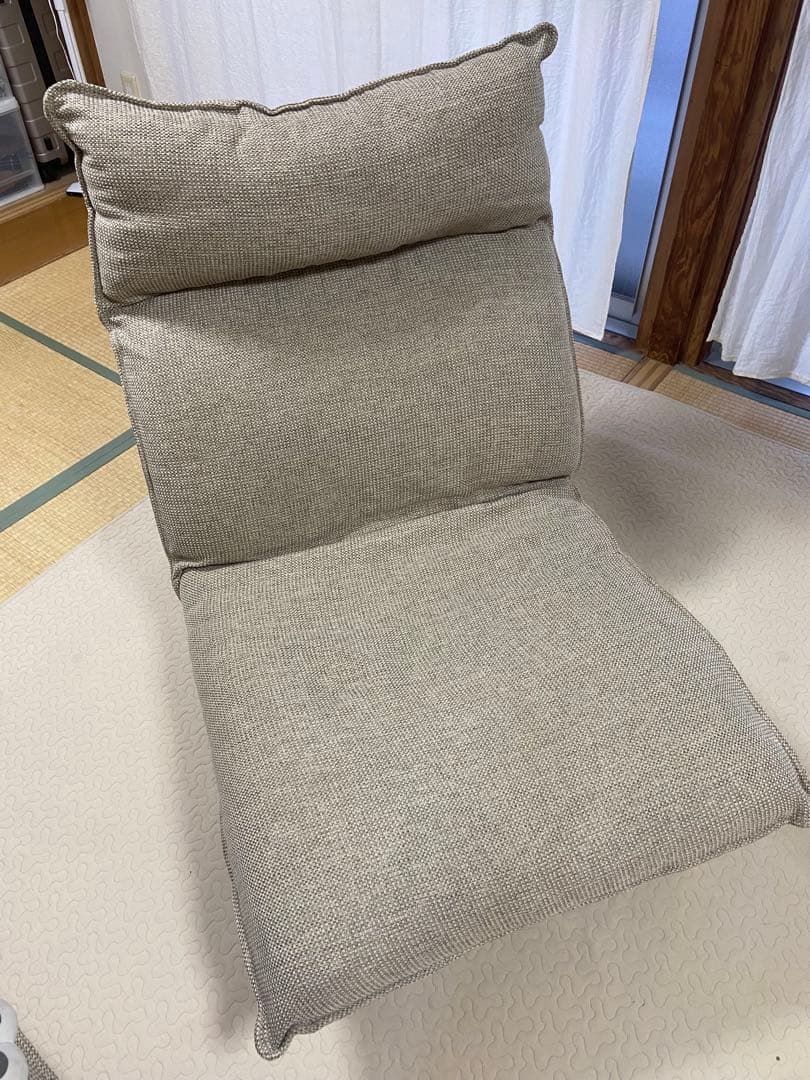 さっち。送料込み＊無印良品 ハイバックリクライニングソファ　１シーター