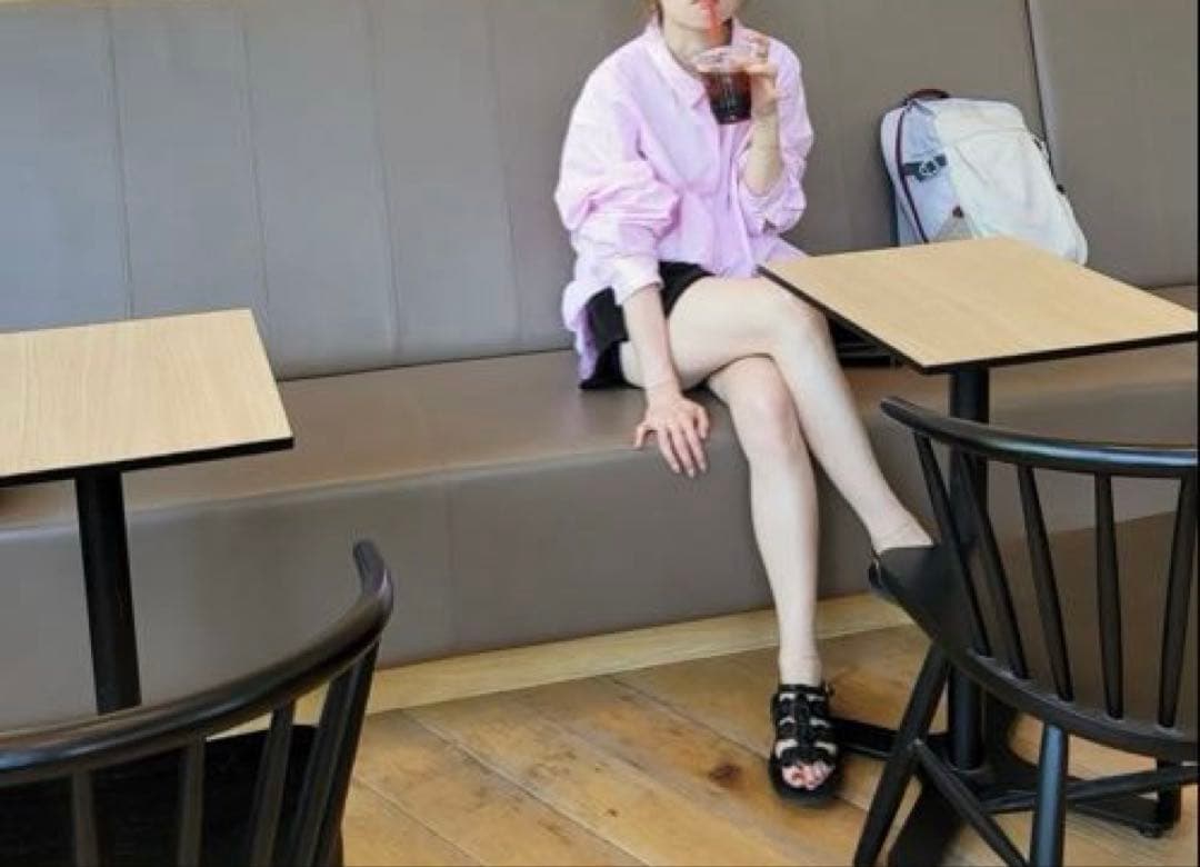 リリミーク　ピンク シャツ 長袖