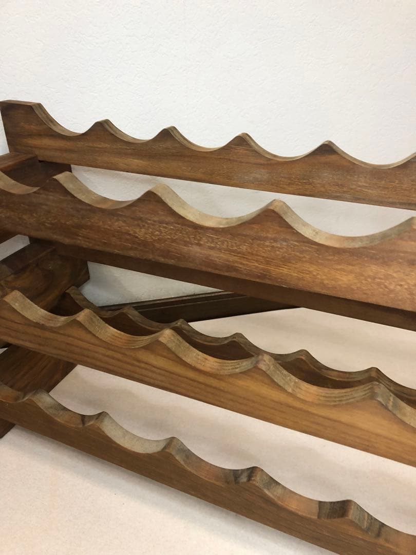 機能良 木製 ワインラックキット 12ボトル用 3段 送料無料