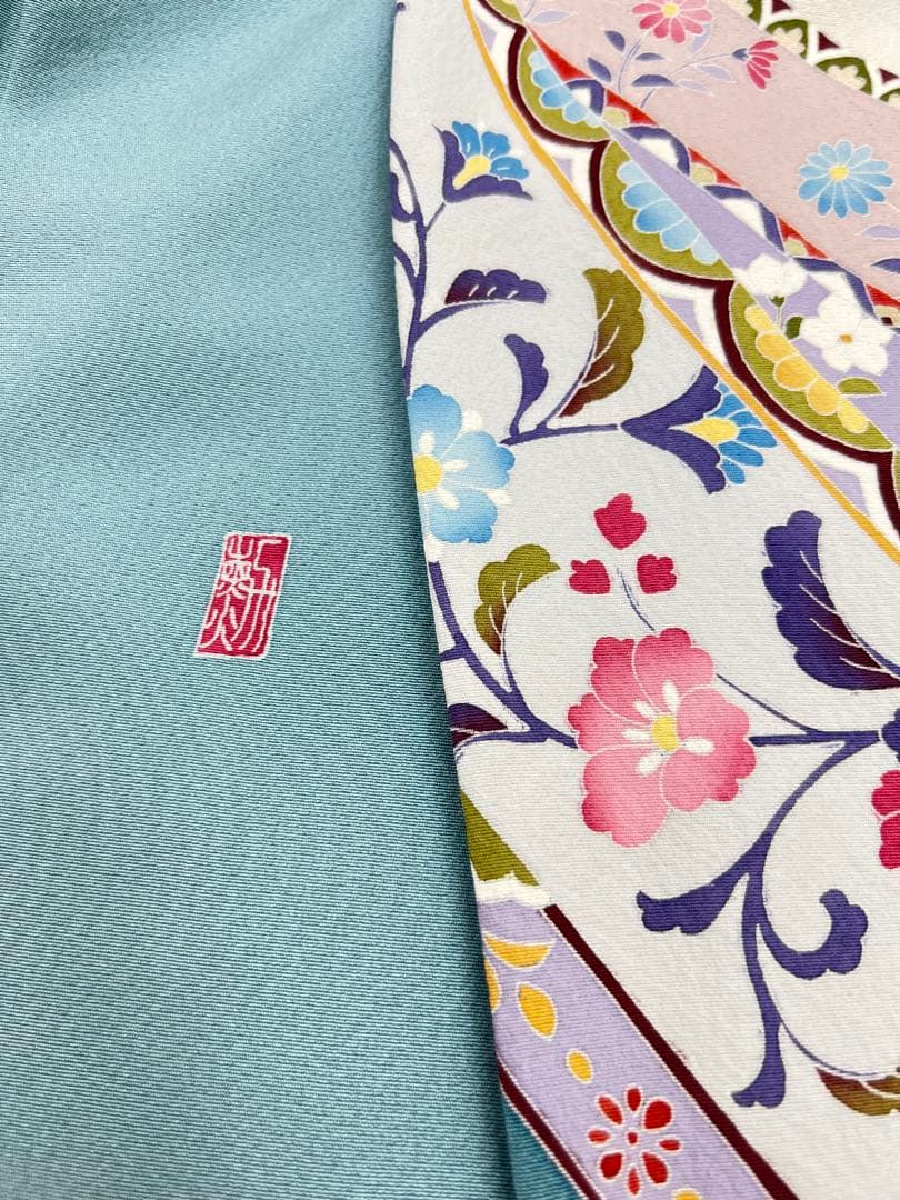 eri様　2点おまとめ　正絹　作家物　訪問着　アラベスク　熨斗目　長襦袢