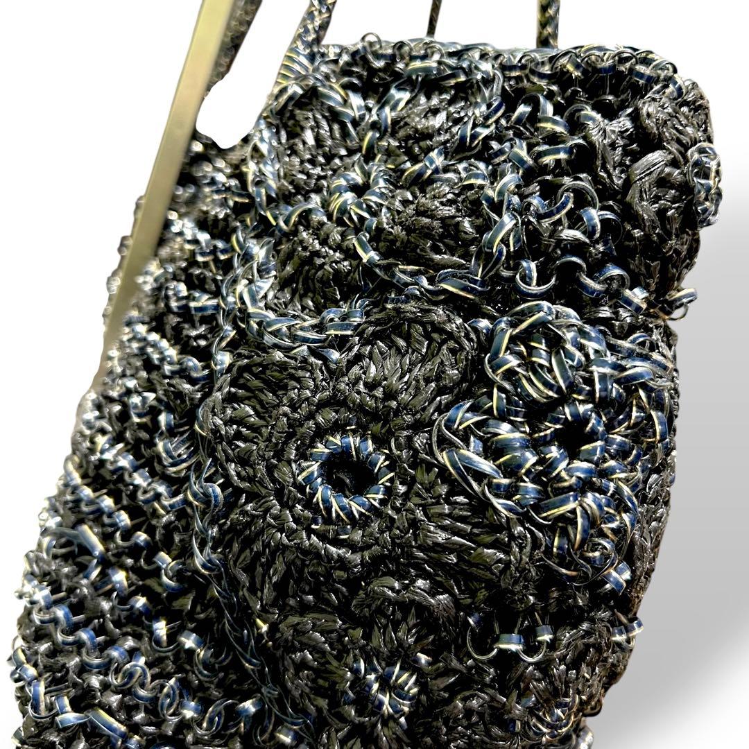 極美品✨ アンテプリマ　ワイヤーバッグ　トートバッグ　フラワーモチーフ