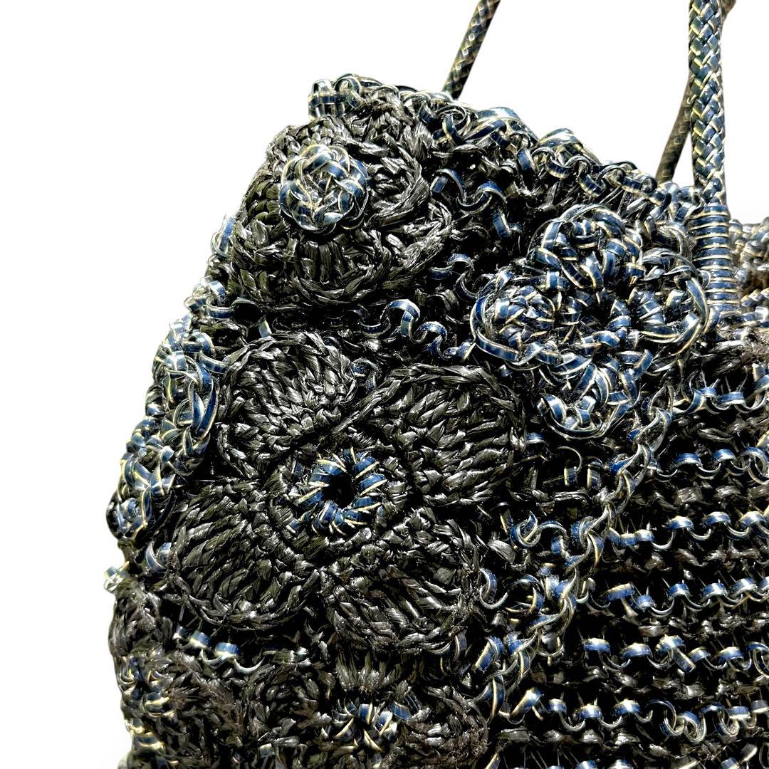 極美品✨ アンテプリマ　ワイヤーバッグ　トートバッグ　フラワーモチーフ