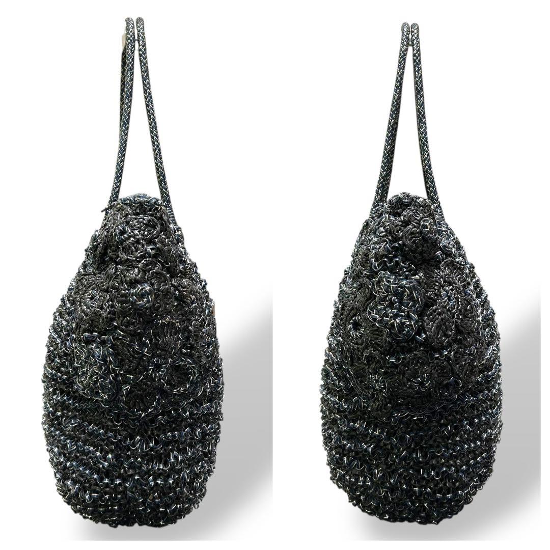 極美品✨ アンテプリマ　ワイヤーバッグ　トートバッグ　フラワーモチーフ