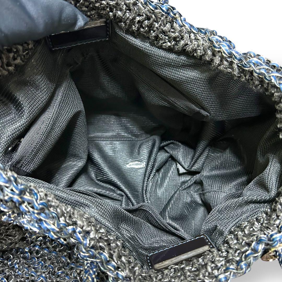 極美品✨ アンテプリマ　ワイヤーバッグ　トートバッグ　フラワーモチーフ