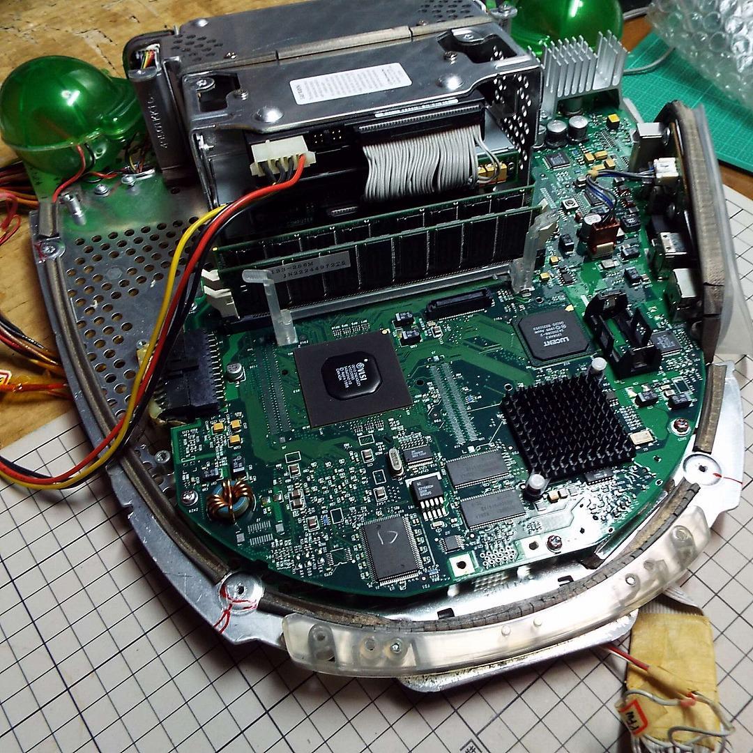 超貴重_動作快調_OS9単独起動可_iMacG3-400DV_汎用ATX電源