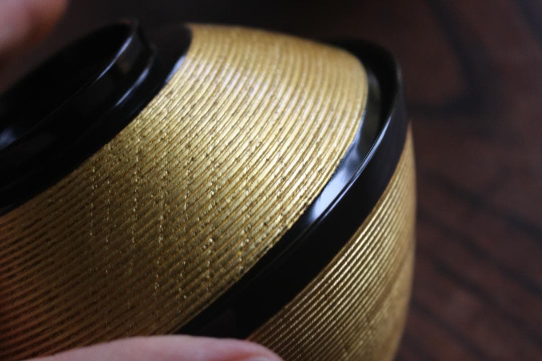 時代逸品！極上金塗糸目の美しいお椀2点（検輪島塗京塗雑煮椀