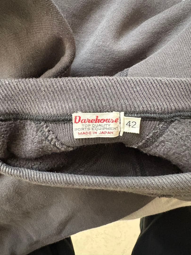 WAREHOUSE Lot 401 無地 スウェット42 スミクロ　ウエアハウス