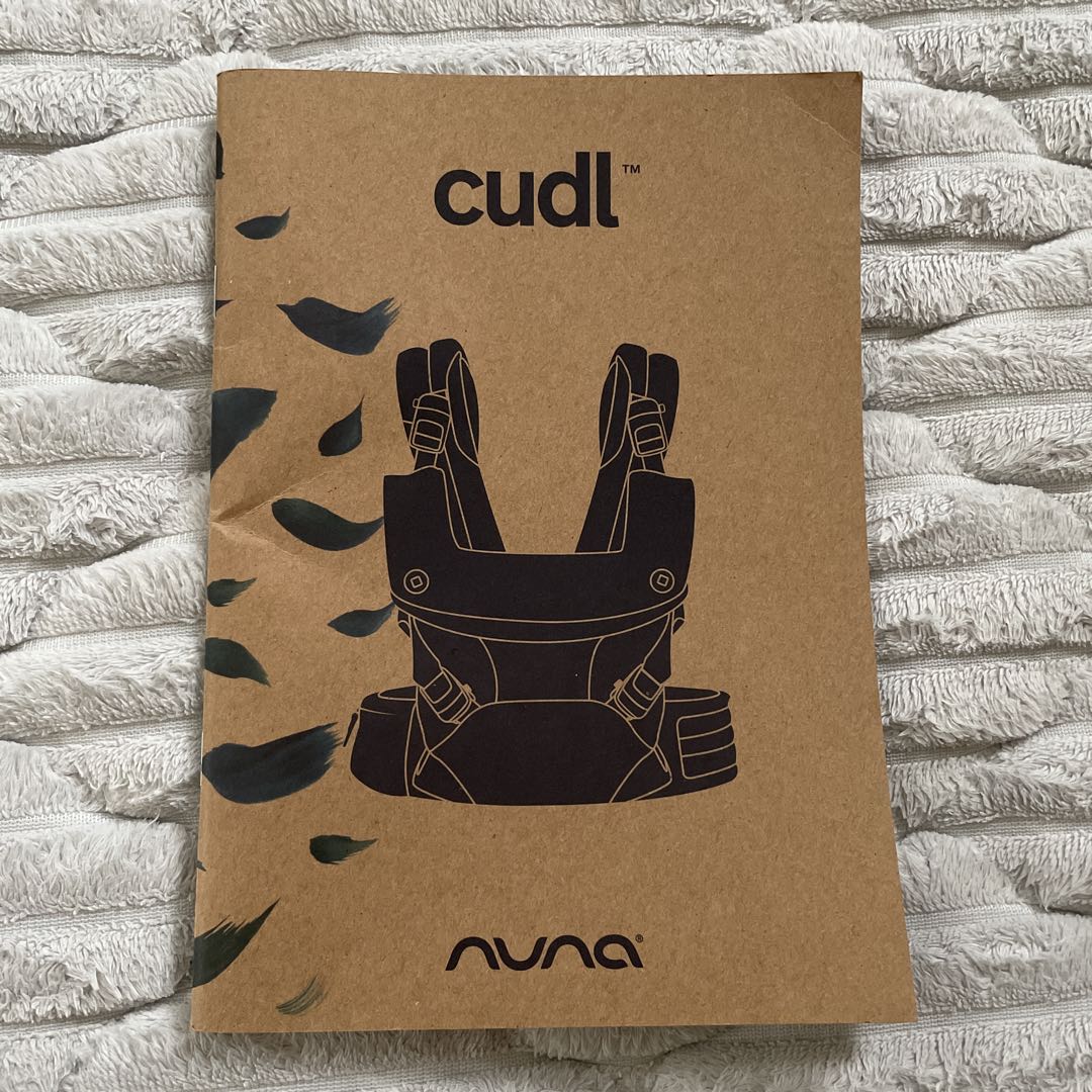 nuna cudl 抱っこ紐　ブラック