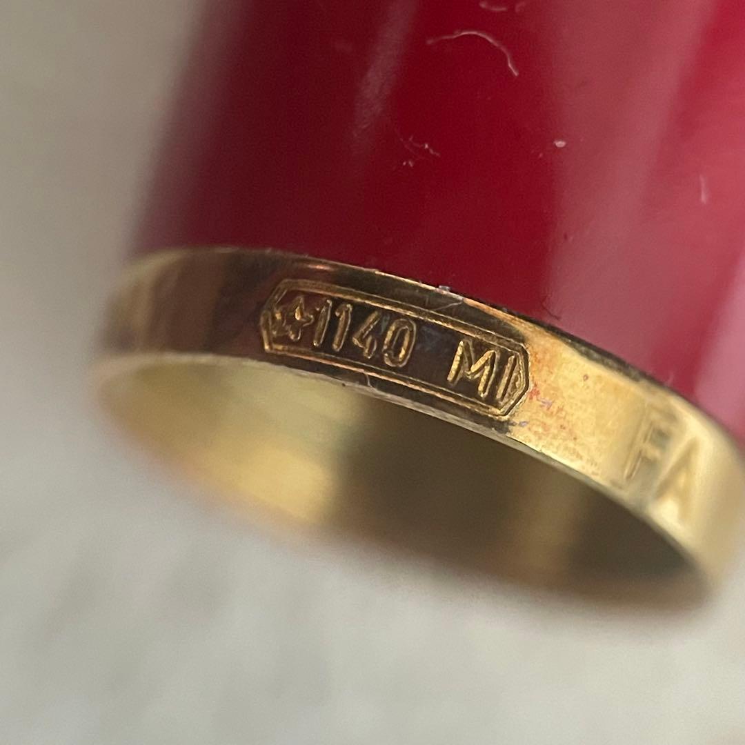 モンテグラッパ 万年筆 フェラーリ K18 750刻印 限定150本