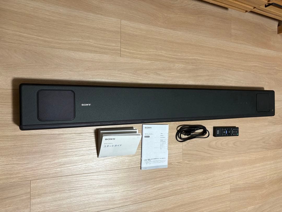 【美品】SONYサウンドバー　HT-A5000 2023年製　リモコン付き