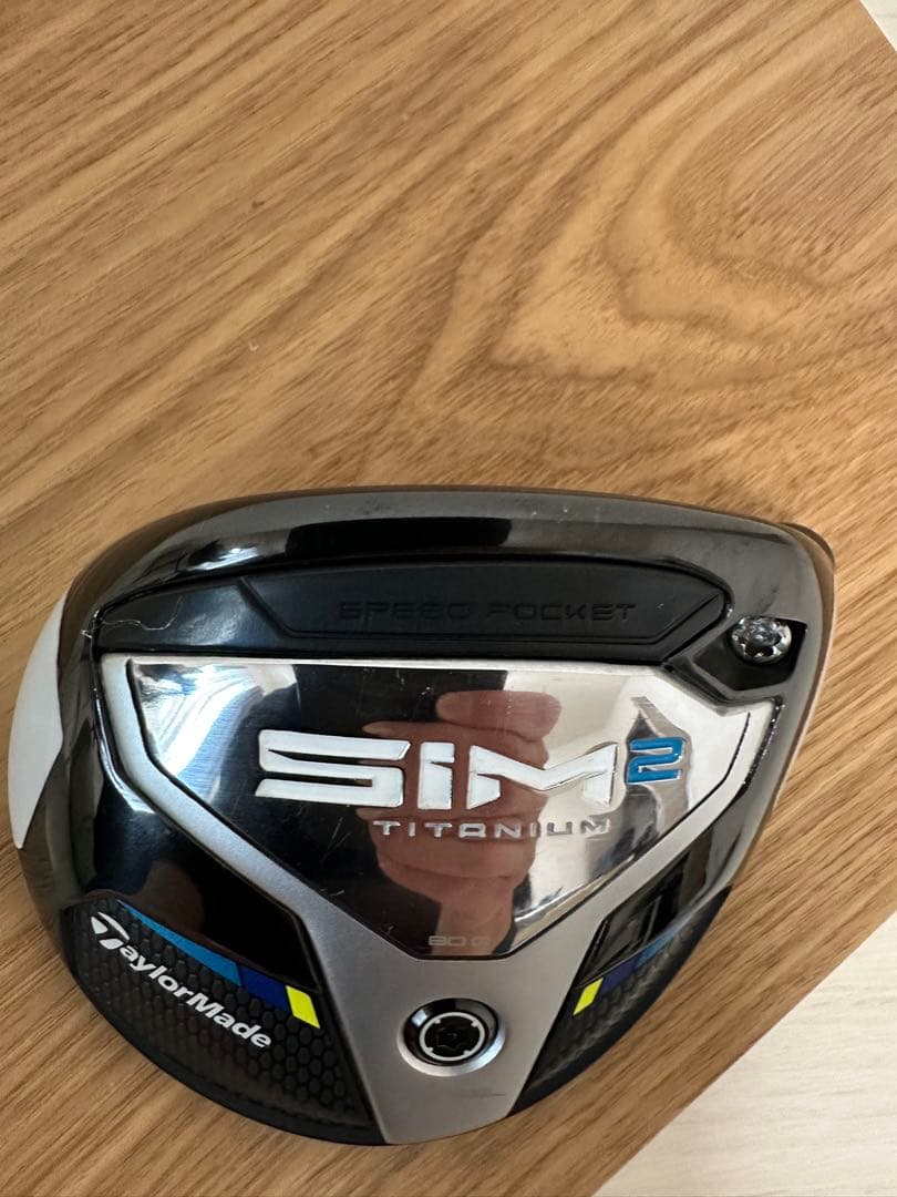 【美品】テーラーメイド SIM2 フェアウェイウッド ３番　右　ヘッドのみ