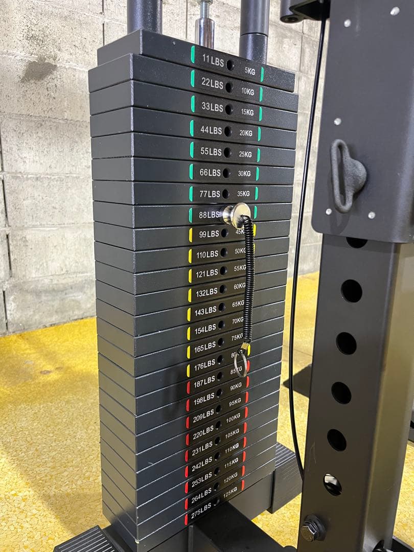 【美品】MBCスクワットラック+ラットプル　VILLAINプレート125kg