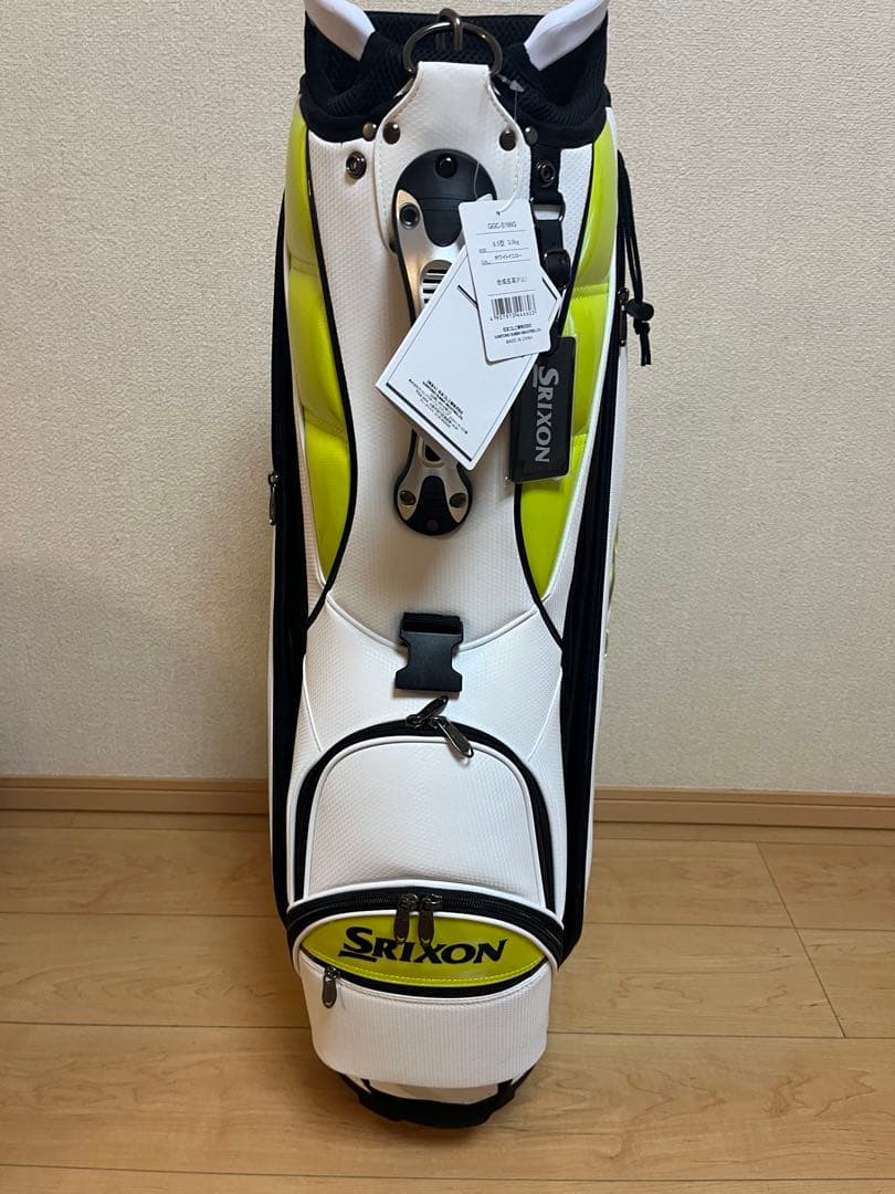 Srixon キャディバッグ ホワイト/ライム